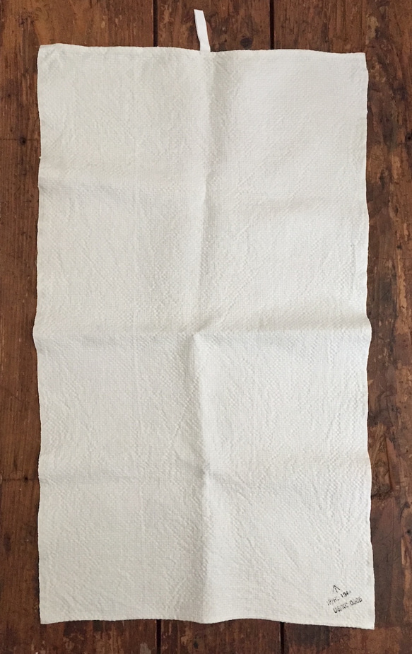 linen cloth / アンティークキッチンクロス デットストッククロス　北欧フランスリネンワーク 4枚目の画像