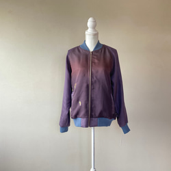 ハンドメイド　着物リメイク　ジャケット　M 美品 3枚目の画像