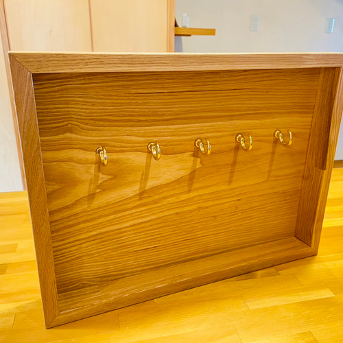 家具 ウォールシェルフ ハンドメイド キーフック 置き型 壁掛け