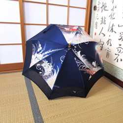 振り袖から日傘（傘袋付き） 2枚目の画像