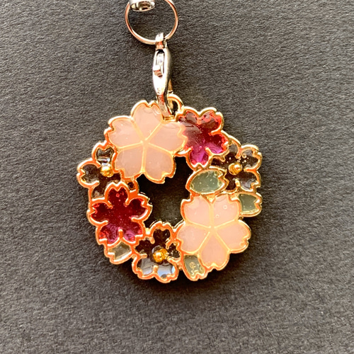春】可愛い小さな丸い桜 キーホルダー その他アクセサリー 夏 春】可愛い小さな丸い桜 キーホルダー その他アクセサリー 夏