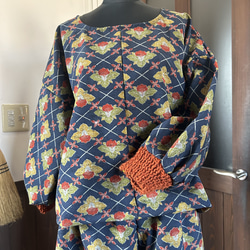 浴衣リメイク 絞り柄セットアップ セットアップ 夢想庵 通販