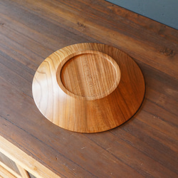 【木　皿　木製　食器】＃001　ニレ　アウトレット価格 5枚目の画像