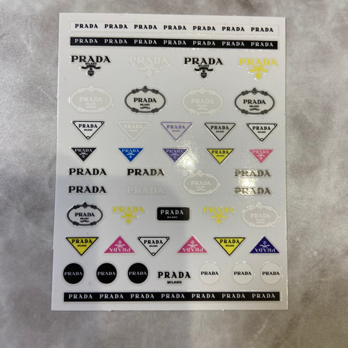 ネイルシール ブランド ブランドロゴ ネイルシール miho 通販 17245823