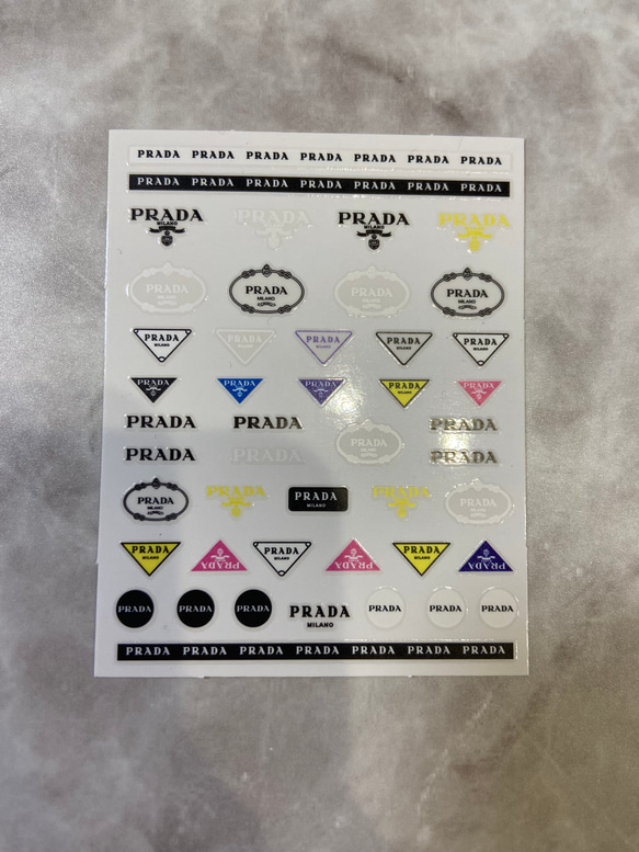 ネイルシール ブランドロゴ・アルファベットセット ネイルシール ブランド ブランドロゴ ネイルシール miho 通販 17245823