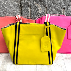 <50%OFFSALE> ぱすてるシリーズ ラインTOTE-bag PINK 10枚目の画像