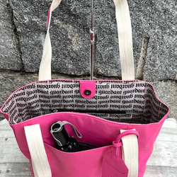 <50%OFFSALE> ぱすてるシリーズ ラインTOTE-bag PINK 5枚目の画像