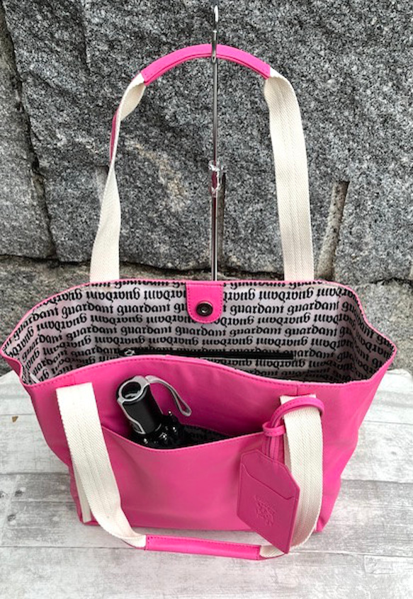 <50%OFFSALE> ぱすてるシリーズ ラインTOTE-bag PINK 5枚目の画像