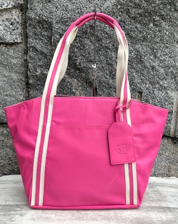 <50%OFFSALE> ぱすてるシリーズ ラインTOTE-bag PINK 1枚目の画像