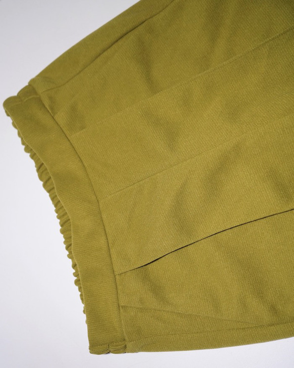 One Tuck Tapered Pants (light green) ロングパンツ グリーン 緑 カジュアル 5枚目の画像
