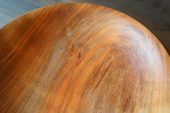 【木　皿　木製　食器　カレー皿】＃111　ヤマザクラ　アウトレット価格 3枚目の画像