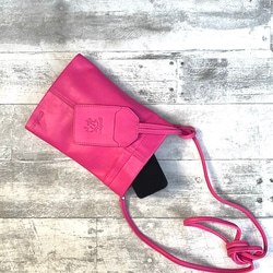 <50%OFFSALE> ぱすてるシリーズ ☆スマホショルダー☆ ソフトPHONE-bag  PINK 6枚目の画像