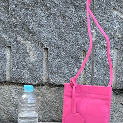 <50%OFFSALE> ぱすてるシリーズ ☆スマホショルダー☆ ソフトPHONE-bag  PINK 7枚目の画像