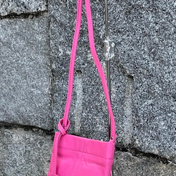 <50%OFFSALE> ぱすてるシリーズ ☆スマホショルダー☆ ソフトPHONE-bag  PINK 4枚目の画像