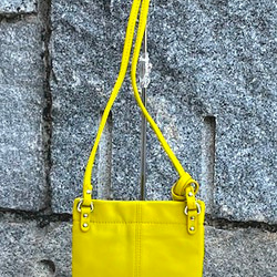 <50%OFFSALE> ぱすてるシリーズ ☆スマホショルダー☆ ソフトPHONE-bag  YELLOW 5枚目の画像