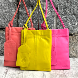 <50%OFFSALE> ぱすてるシリーズ ☆スマホショルダー☆ ソフトPHONE-bag  YELLOW 8枚目の画像