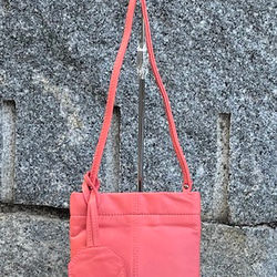 <50%OFFSALE> ぱすてるシリーズ ☆スマホショルダー☆ ソフトPHONE-bag　ORANGE 2枚目の画像