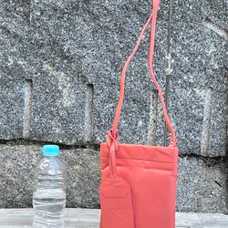 【New】 ぱすてるシリーズ ☆スマホショルダー☆ ソフトPHONE-bag  ( ORANGE ) 7枚目の画像