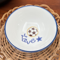 サッカー　アイシングクッキー　小ぶり　茶碗 名入れ可！ 7枚目の画像