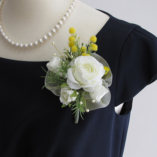 入園入学　オーダー受け付け　アイボリー　花 入園入学オーダー受け付けアイボリー花