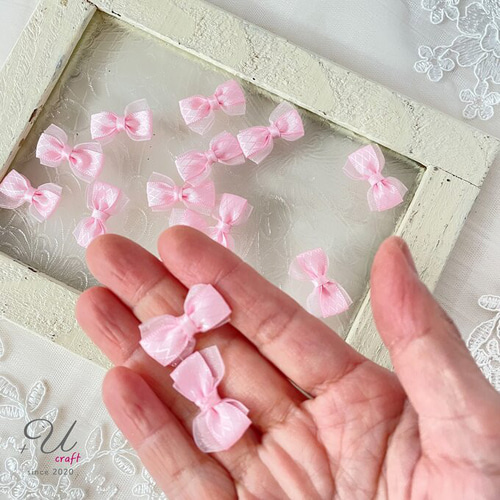 現品のみ^ ^オーガンジー リボン♡パープル♡シェル♡うさぎ 誕生石入りうさぎ＆リボンネックレス｜かわいいギフトセット