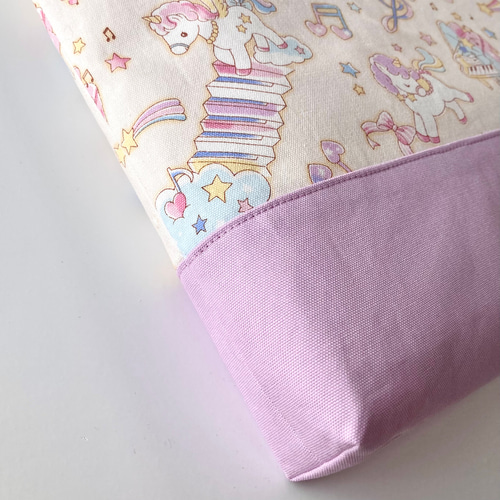 ゆめかわユニコーンの入園入学3点セット レッスンバッグ+シューズ