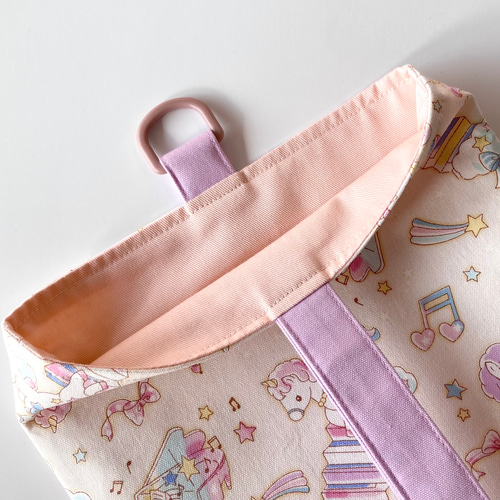 ゆめかわユニコーンの入園入学3点セット レッスンバッグ+シューズ