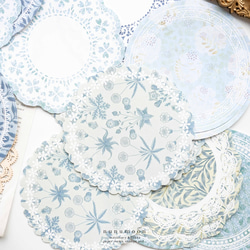 レース風 切り絵素材 10枚 moon [AS621] その他雑貨 nunumoon 通販