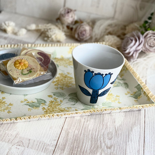 【新品/未使用】ポーセラーツ/マグカップ、プレート、スプーン&フォークセット 7497971662a2c4f3552d9c298dc890