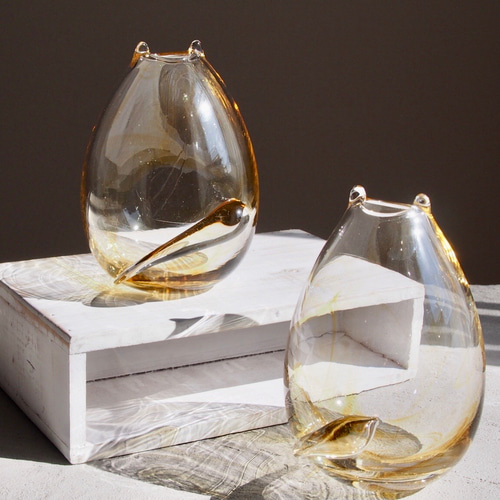 ねこのかびん】long hair 一輪挿し・花瓶・花器 glass CALMA ねこのかびん】long hair 一輪挿し・花瓶・花器 glass CALMA