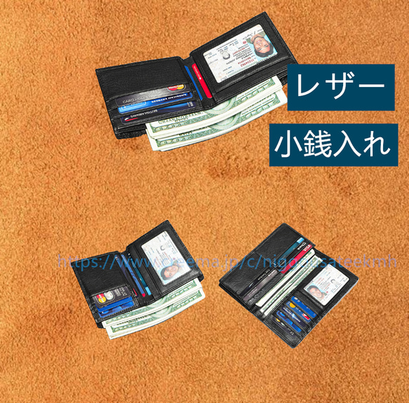 財布 小銭入れ 革財布 マネーク 受注製作 二つ折 短財布 手工 コインケース キーケース バッグ クラッチバッグ 高級 2枚目の画像
