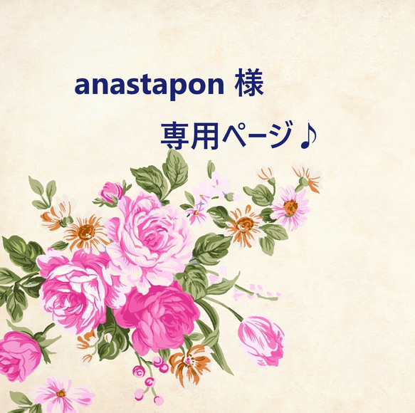 anastapon 様 専用ページ♪ 1枚目の画像