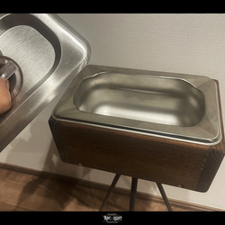 アイアンアッシュトレイ(三脚型)　灰皿　スタンド灰皿　プランター　オールハンドメイド品 7枚目の画像