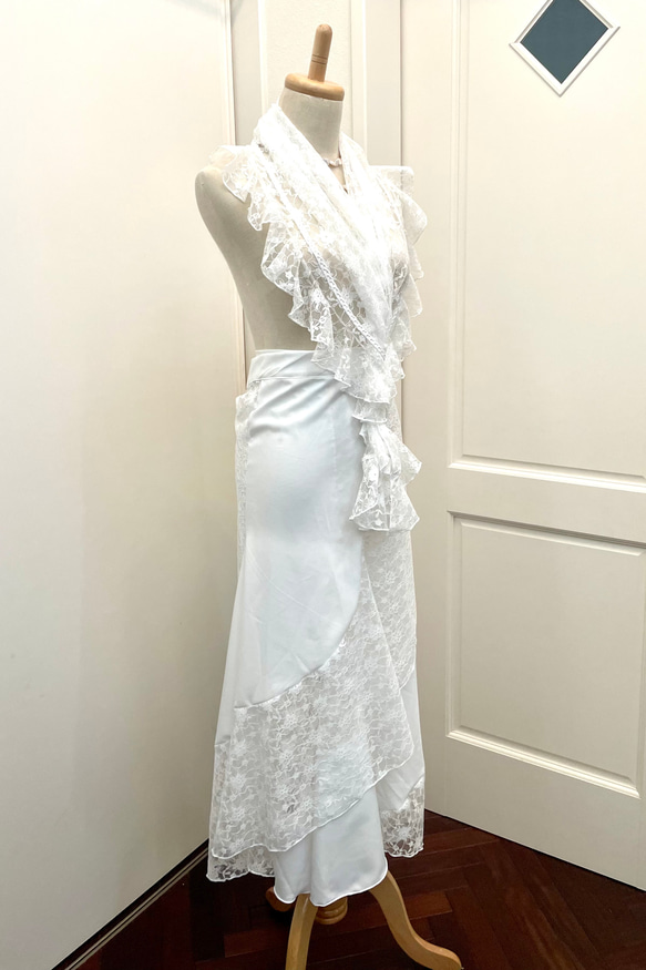 フラメンコ衣装エスカルゴ巻きスカート・ピキージョセット 2枚目の画像