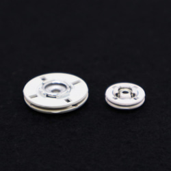 スナップボタン コートボタン ジャケットボタン 隠しボタン 手芸 裁縫 服 ハンドメイド 白 黒 ベージュ グレー 4枚目の画像