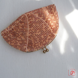 Ba-ba handmade Seedbeads crochet pouch No.2009 第5張的照片