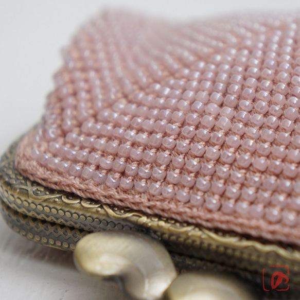 Ba-ba handmade Seedbeads crochet coinpurse No.1929 第4張的照片