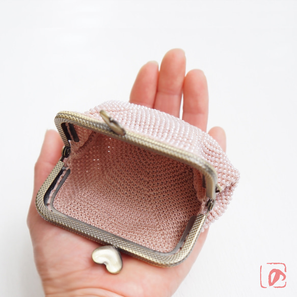 Ba-ba handmade Seedbeads crochet coinpurse No.1929 第6張的照片