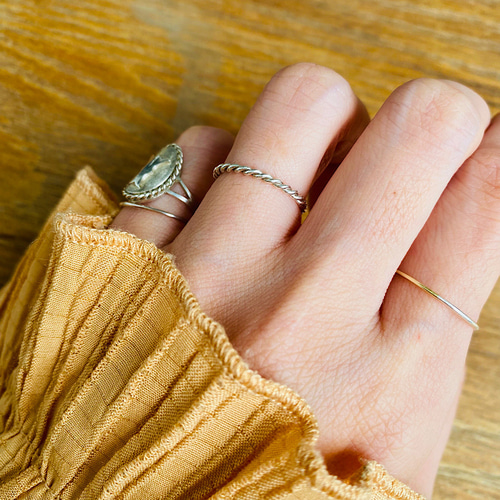 ABBIE PAVED ROPE RING アビー パヴェ ロープ リング ABBIE PAVED ROPE RING – avec new york