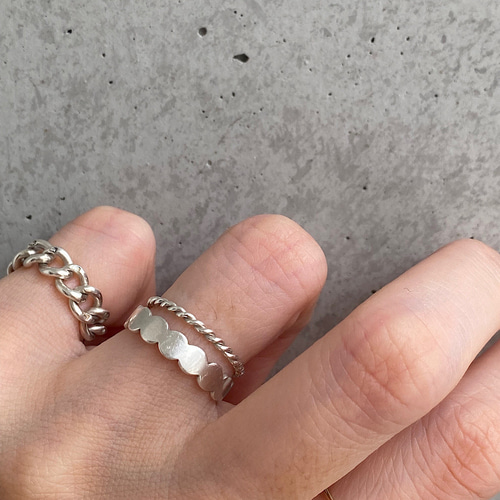 ABBIE PAVED ROPE RING アビー パヴェ ロープ リング ABBIE PAVED ROPE RING アビー パヴェ ロープ リング