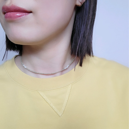 PRADA 洗練 ガラスビーズ チョーカー 全3色 shell&flower 2連 ビーズネックレス チョーカー シェル フラワー