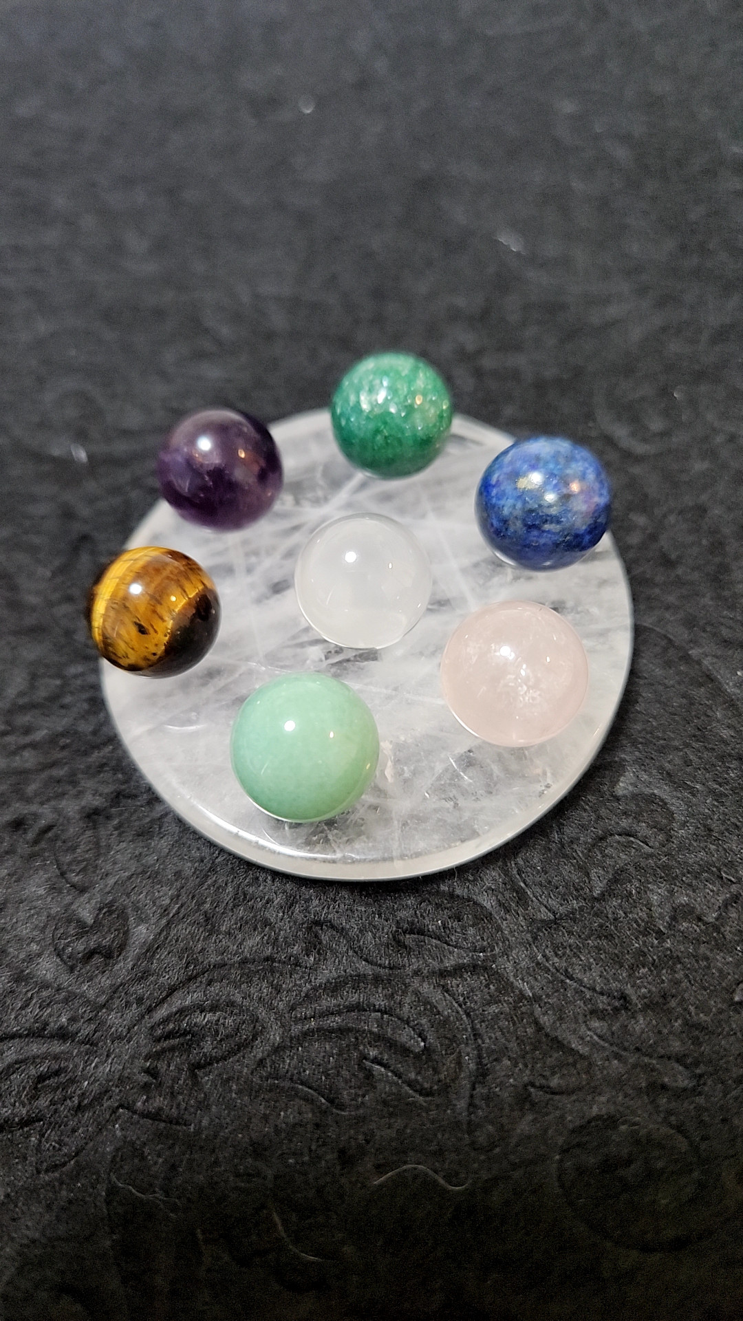 【希少・高品質】七星陣（本水晶1） 限定!特価!水晶の七星陣