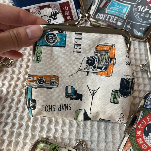 受注生産/がま口ポーチ プレゼント小物入れ 小銭入れ コイン