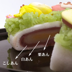 京都 猫好き職人の和菓子ケーキ　小麦粉、卵、乳不使用の世界でひとつだけのオリジナルケーキ 4枚目の画像