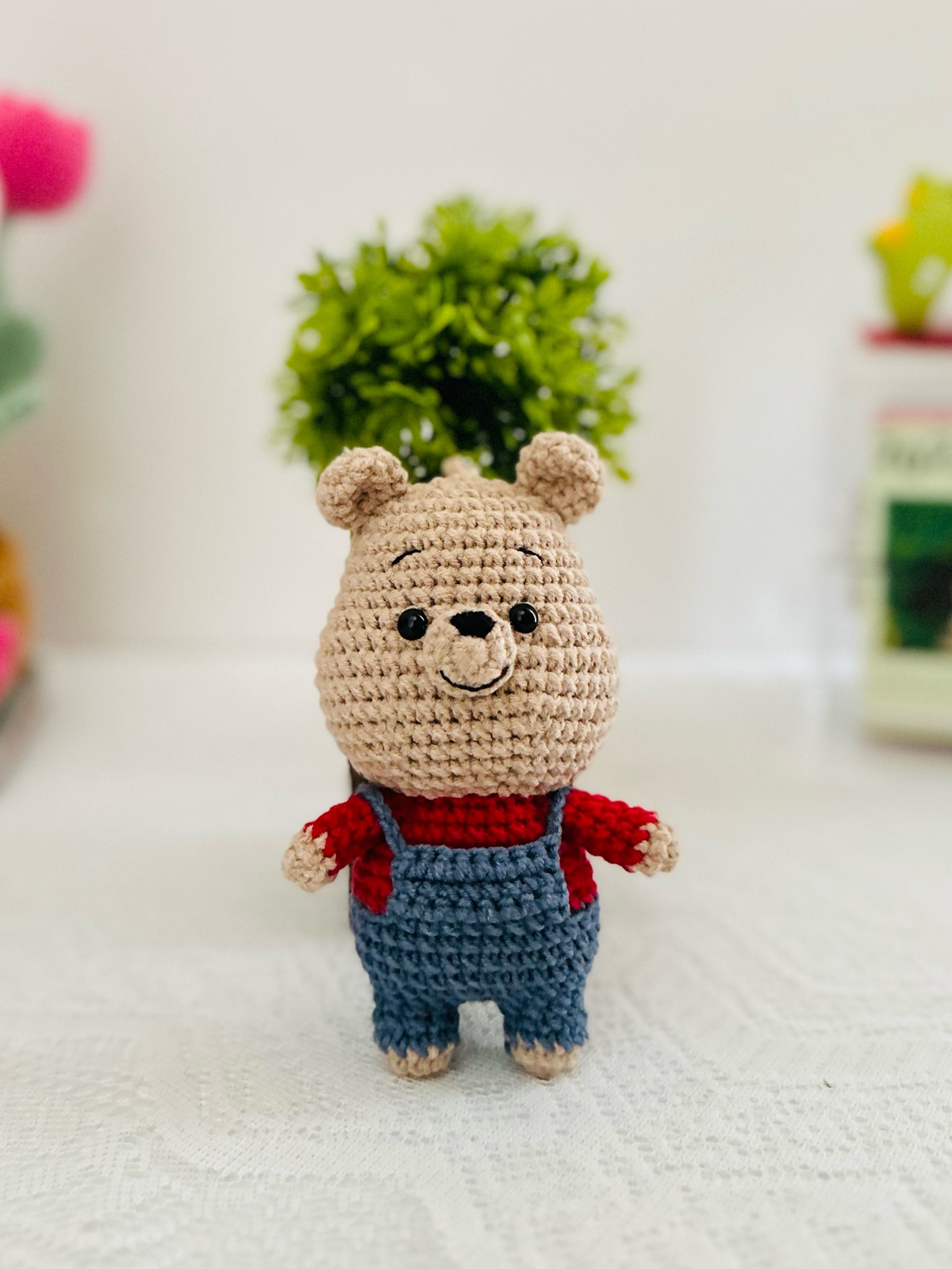 あみぐるみ たっとし ハンドメイド くま キーホルダー