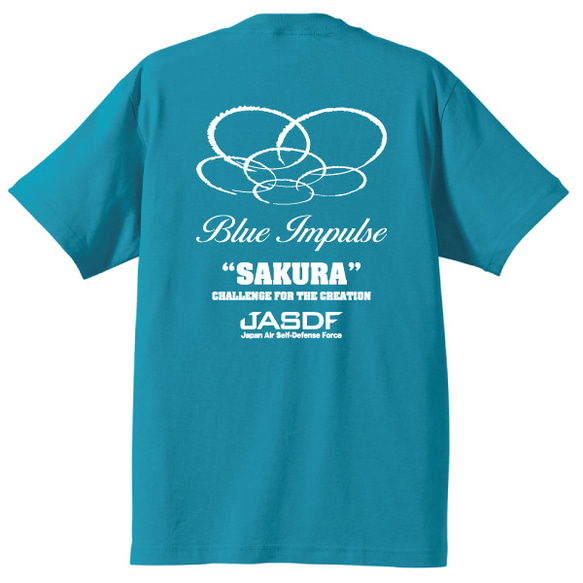 SAKAKI ブルーインパルス（サクラ） Tシャツ 4枚目の画像