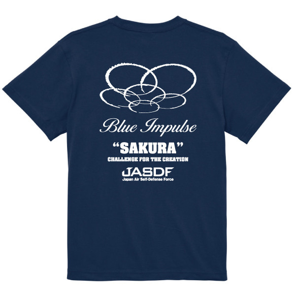 SAKAKI ブルーインパルス（サクラ） Tシャツ 3枚目の画像