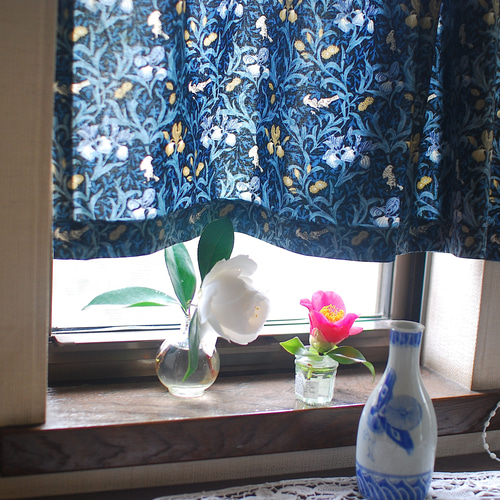 新品 ウィリアムモリスカーテン W3500×H1670 【公式通販】