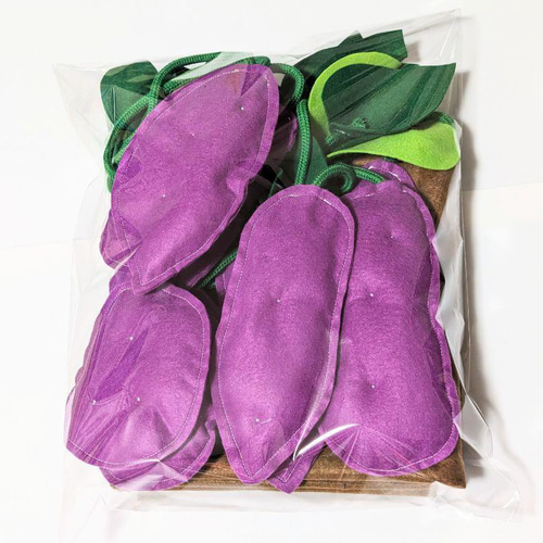 フェルトままごと さつまいも 特大15本 知育玩具 秋の収穫祭