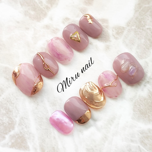 パープル ニュアンス ネイルチップ ネイルチップ ニュアンス パープル